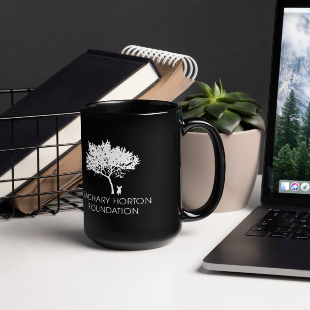 ZHF Black Glossy Mug