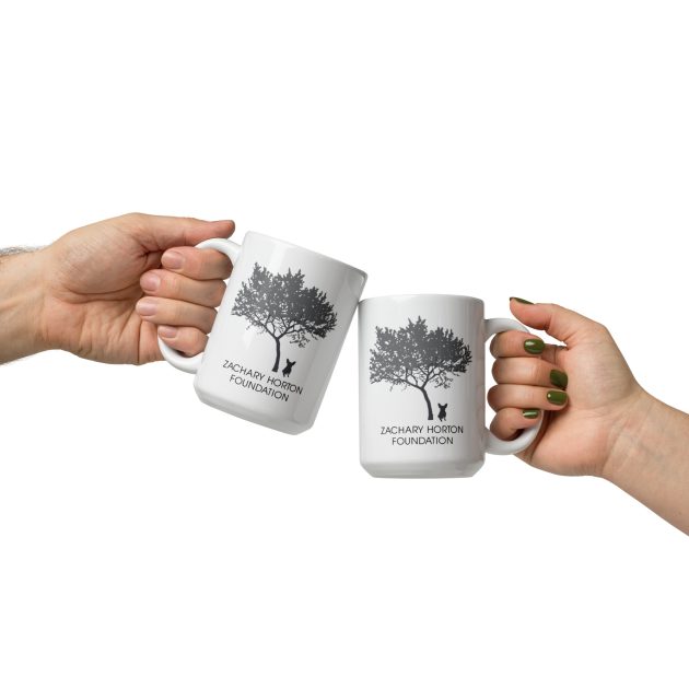 ZHF White glossy mug - Image 3
