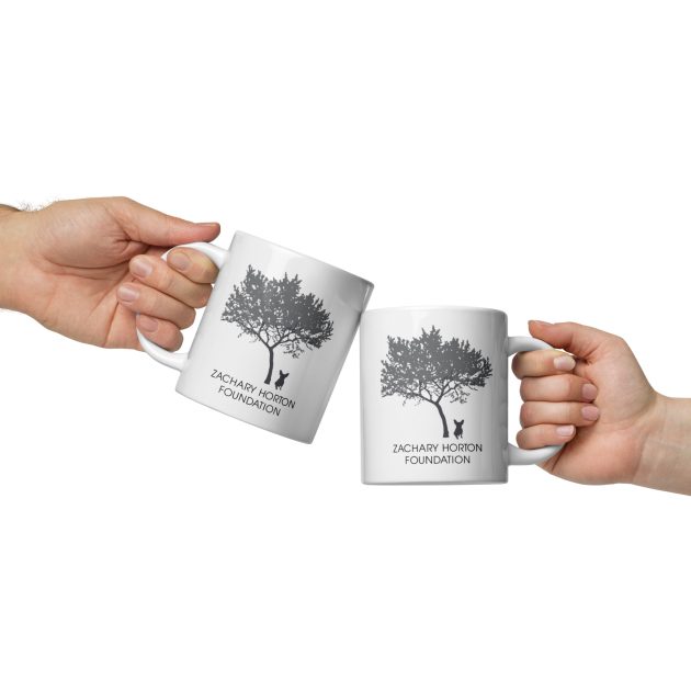 ZHF White glossy mug