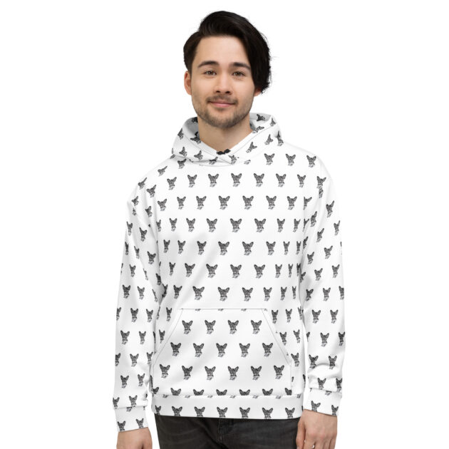 "ROSCOE" all over Unisex Hoodie